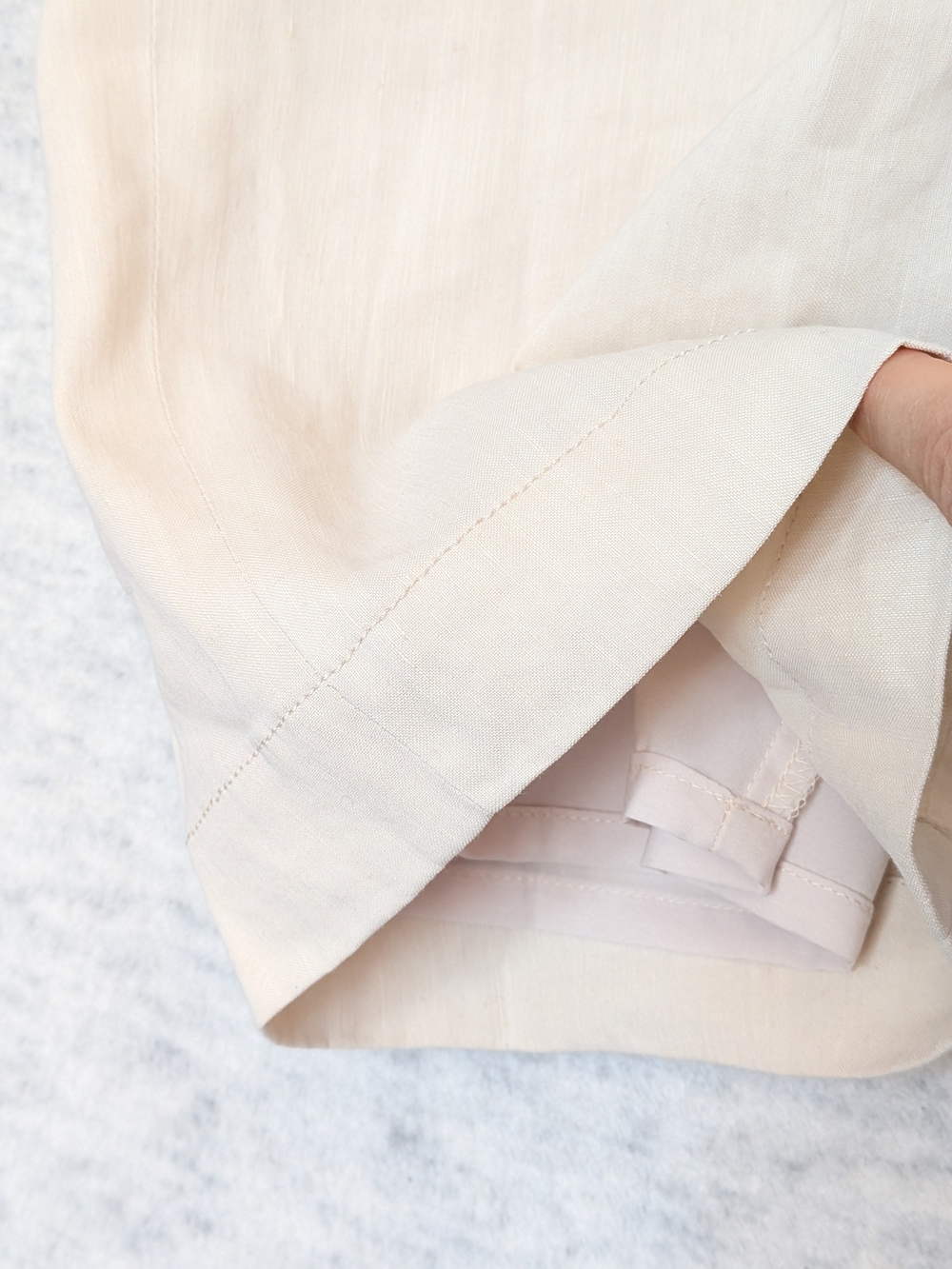 J.Crew Collection Side-Tab Trouser Italian Linen Blend Sz 4P Wide Leg Tailored - Picture 6 of 15